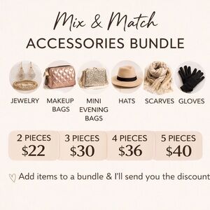 Mix & Match Accessories Bundle | Jewelry Bags Hats Scarves Gloves